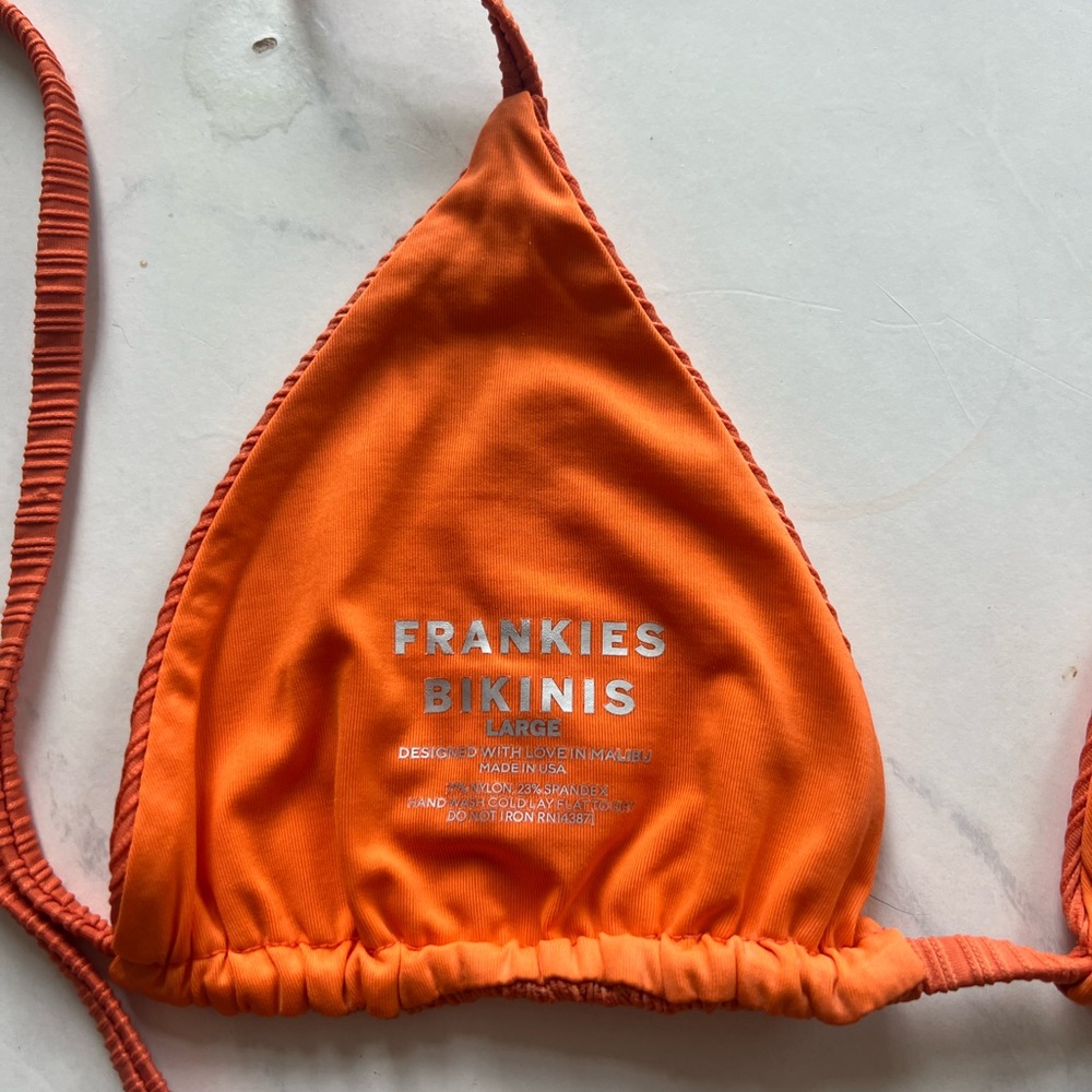 Frankie’s Bikinis Orange Bikini - Picture 8 of 8